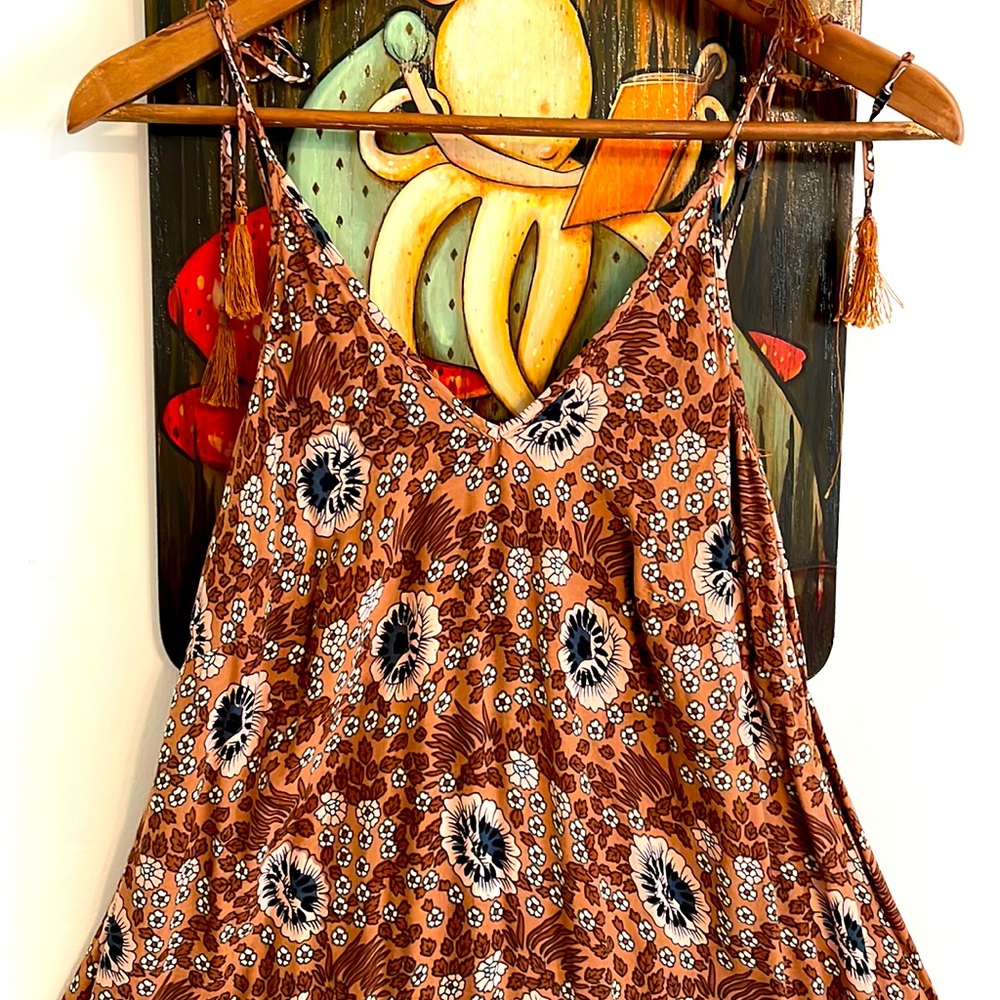 Natalie Martin maxi flower dress small